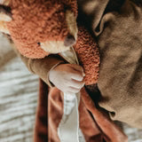 Personalized Plush Fox Lovey - Brown