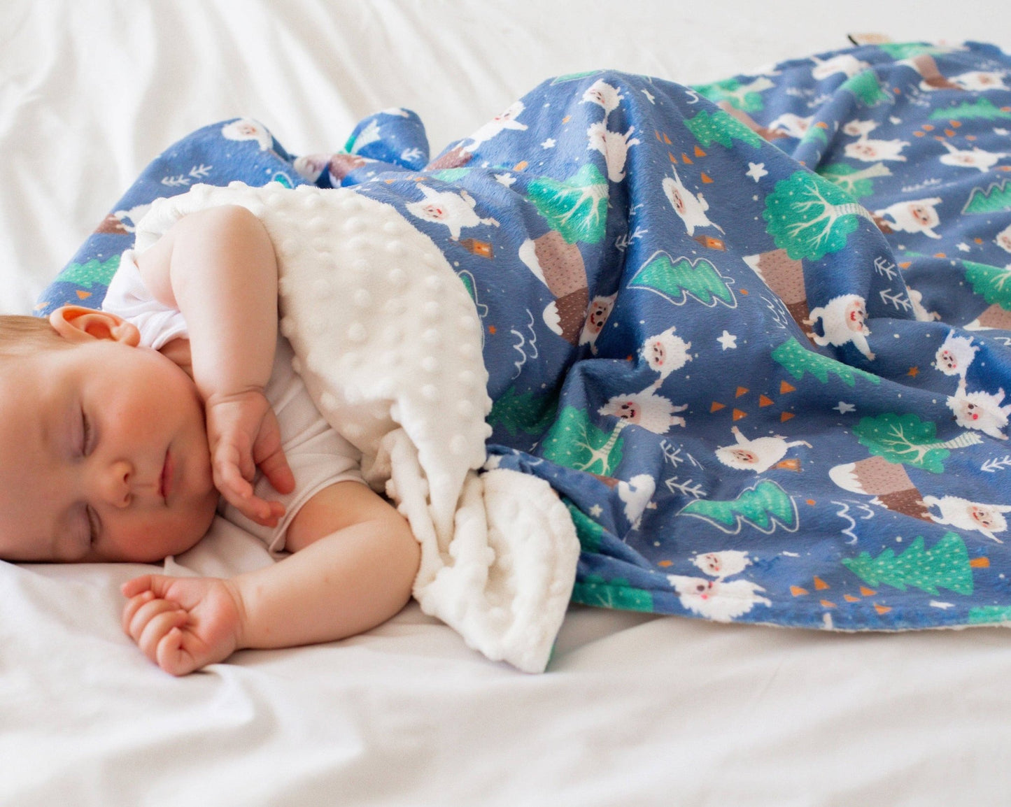 Baby & Toddler Minky Blanket - Yeti Dreams - Tiny Tots Boutique