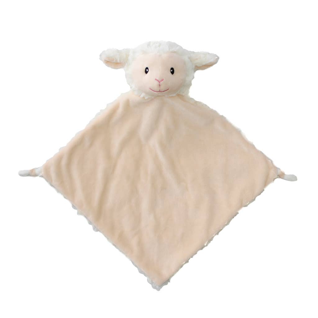 Custom Lamb Lovey - Cream - Tiny Tots Boutique
