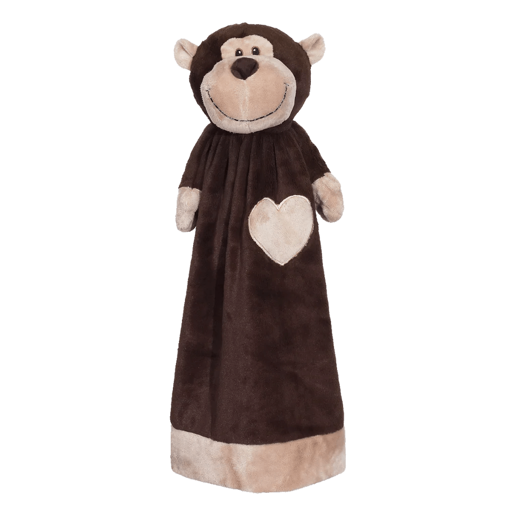Custom Monkey Baby Blankey - Brown - Tiny Tots Boutique