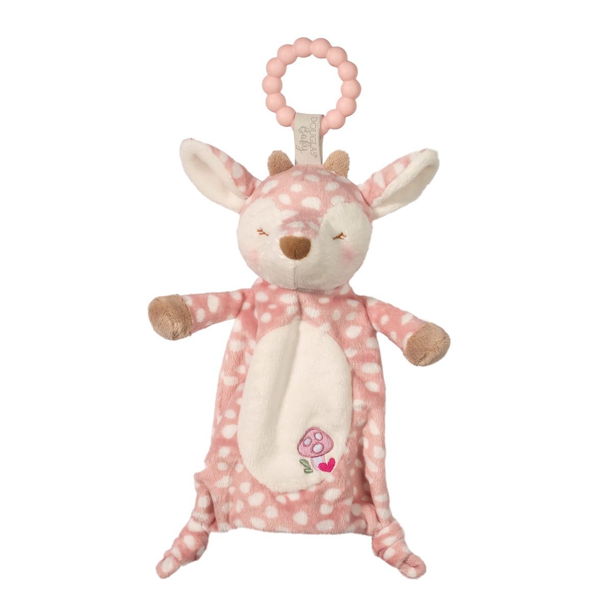 Farrah Pink Fawn Teether - Tiny Tots Boutique
