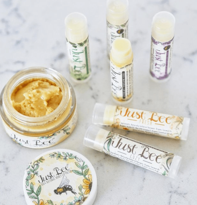 Just Bee Cozy Lip Balm - Vanilla - Tiny Tots Boutique