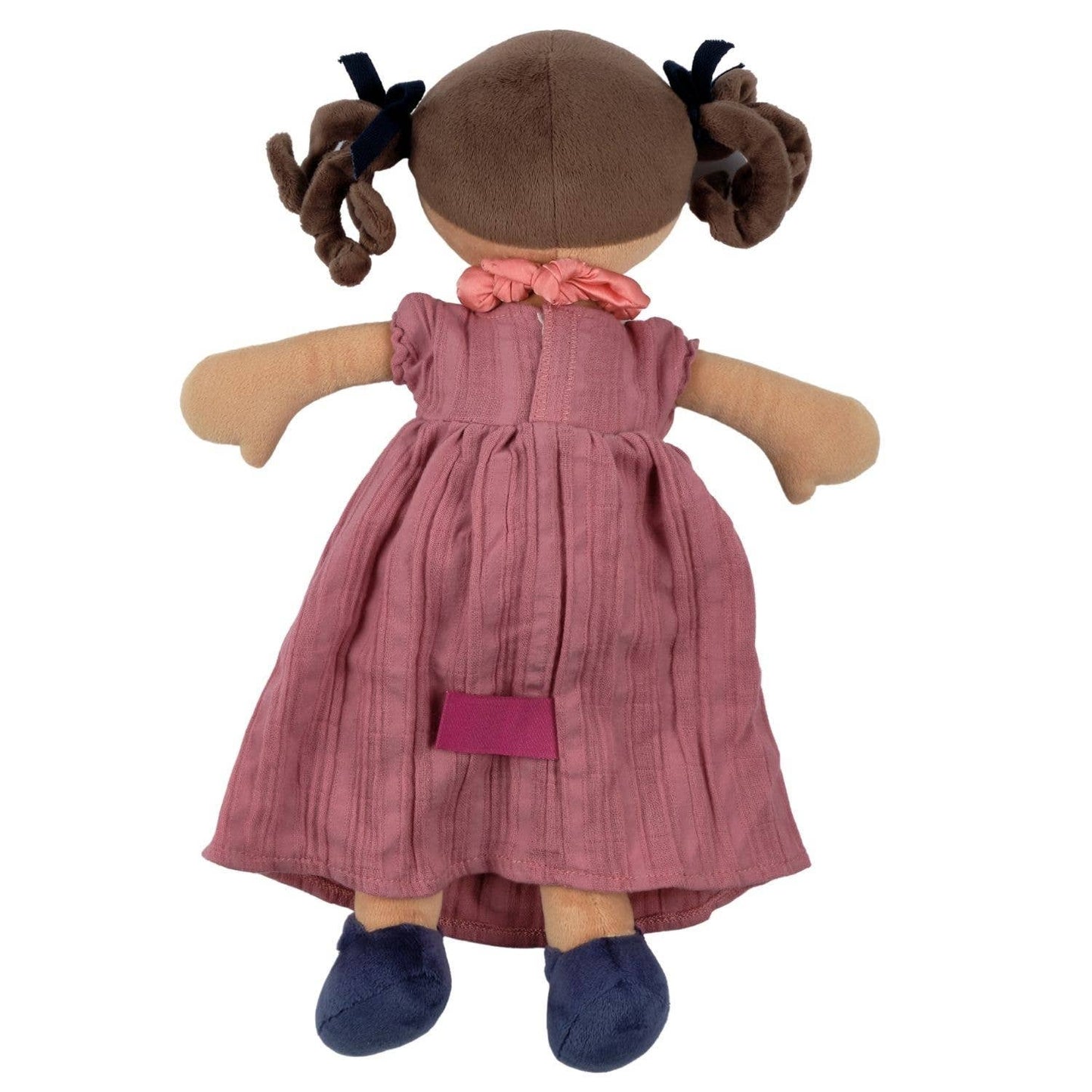 Mandy with Friendship Bracelet in Dusty Rose Dress - Tiny Tots Boutique
