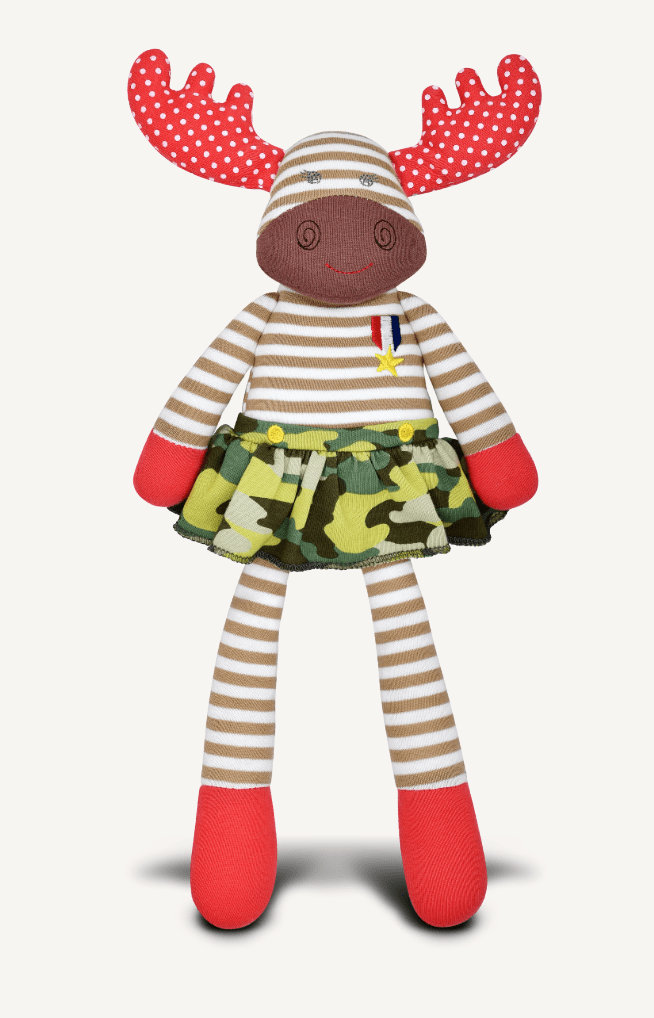 Margeaux Moose (Camo) 14" Plush - Tiny Tots Boutique