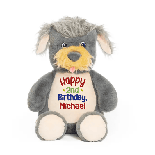 Personalized Birthday Stuffed Animal with Stars - Tiny Tots Boutique