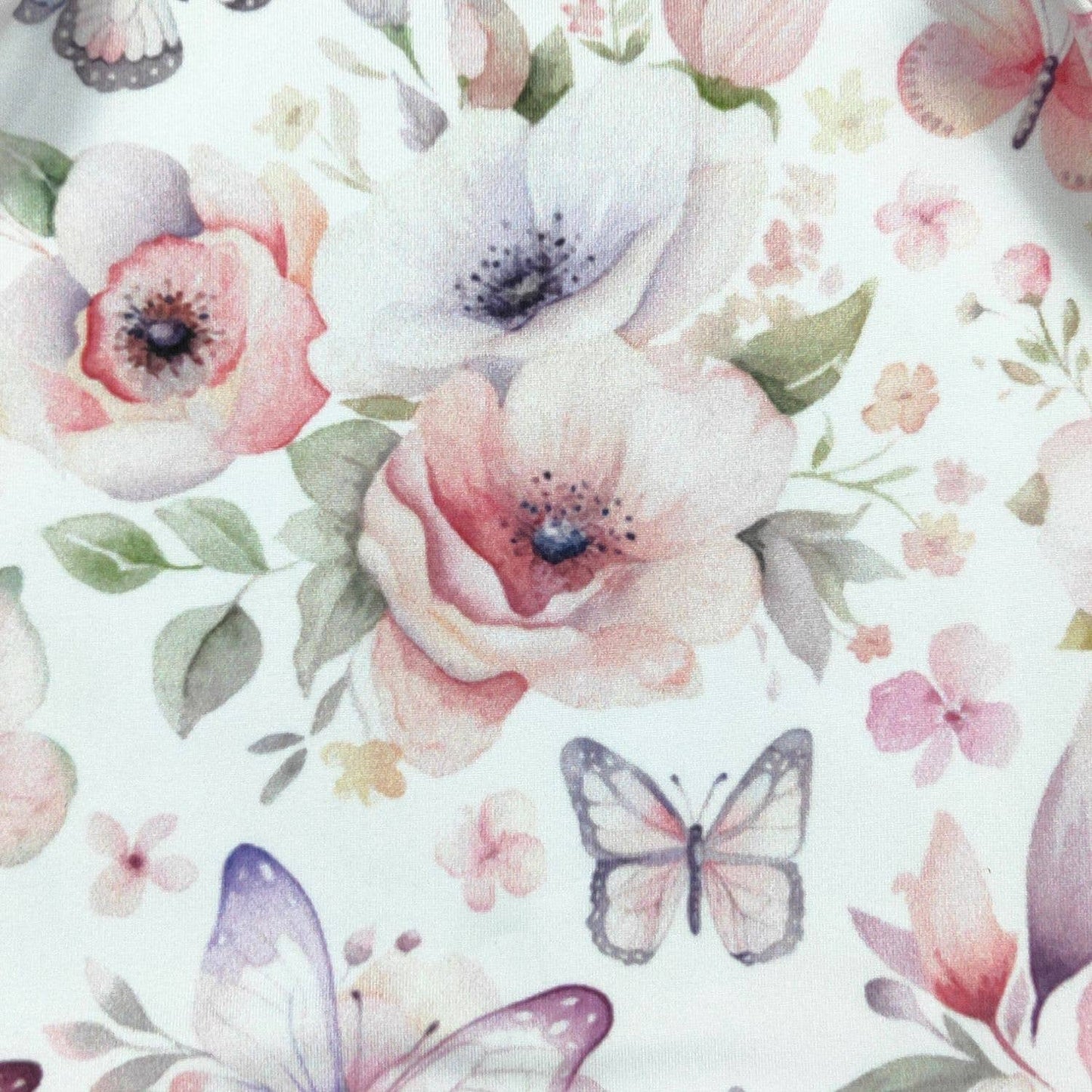 Personalized Butterfly Blooms Minky Blanket - Tiny Tots Boutique