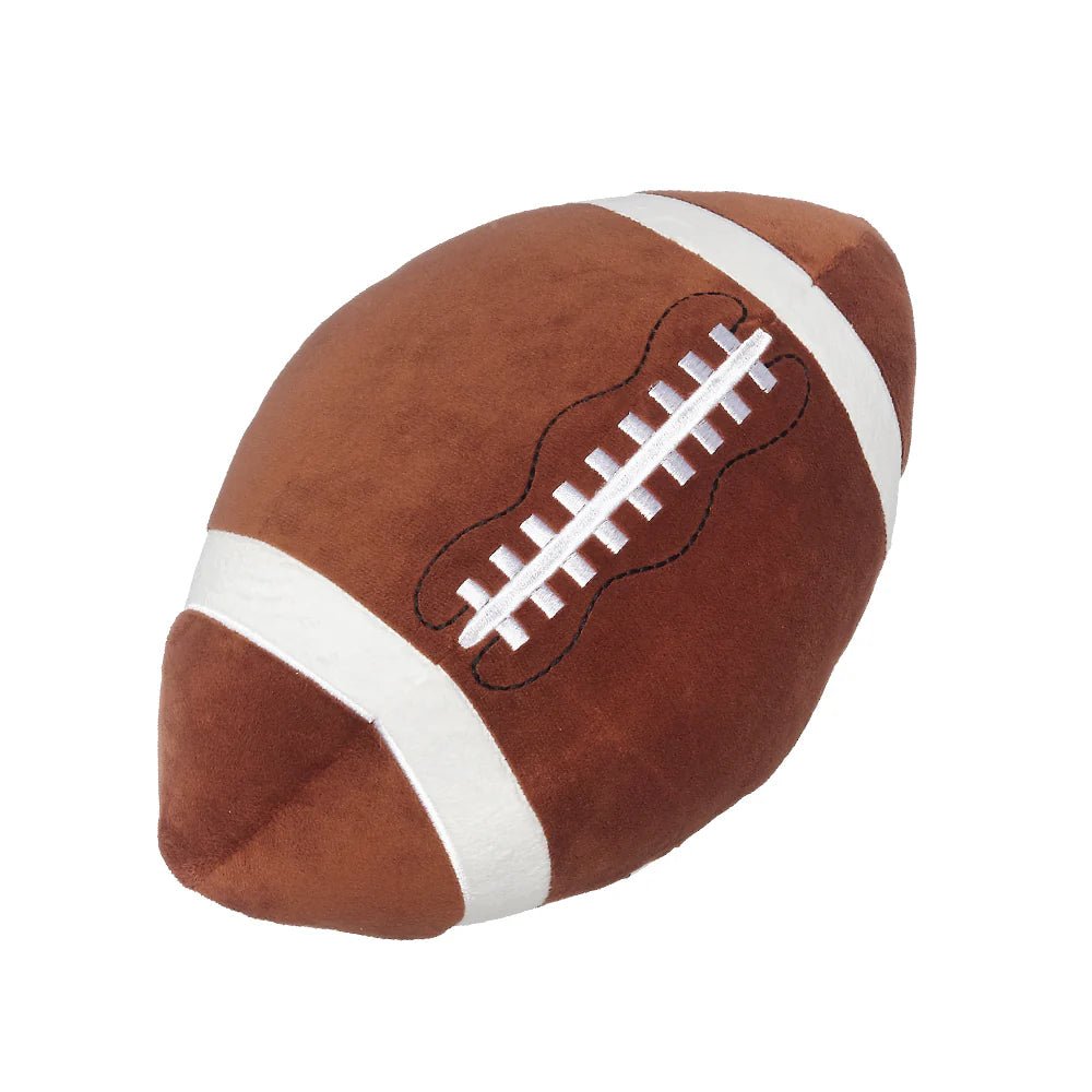 Personalized Football Plush - Custom Embroidered Stuffed Sports Ball - Tiny Tots Boutique