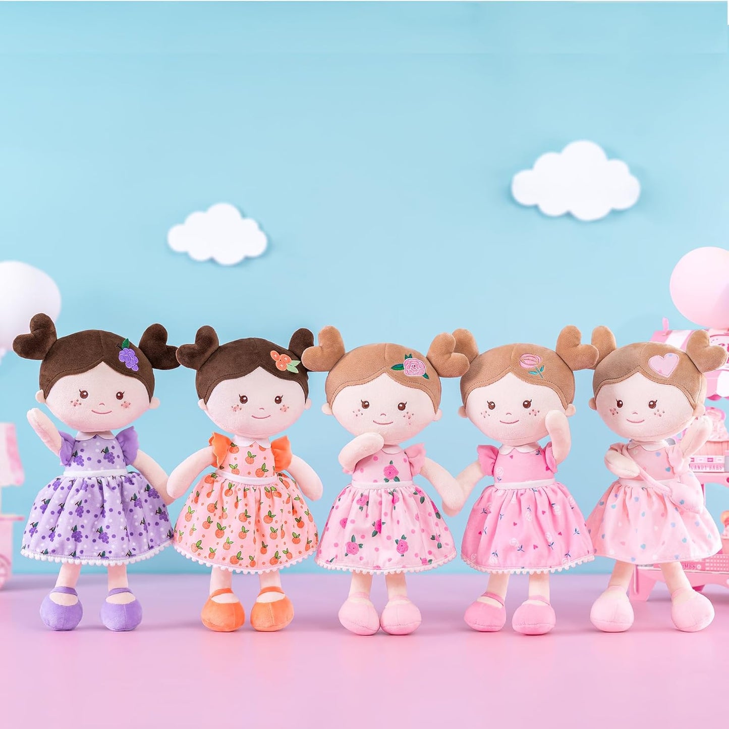 Personalized Heart Plush Doll - Tiny Tots Boutique