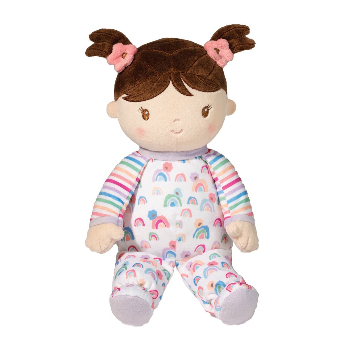 Personalized ISABELLE RAINBOW STRIPE DOLL - Tiny Tots Boutique