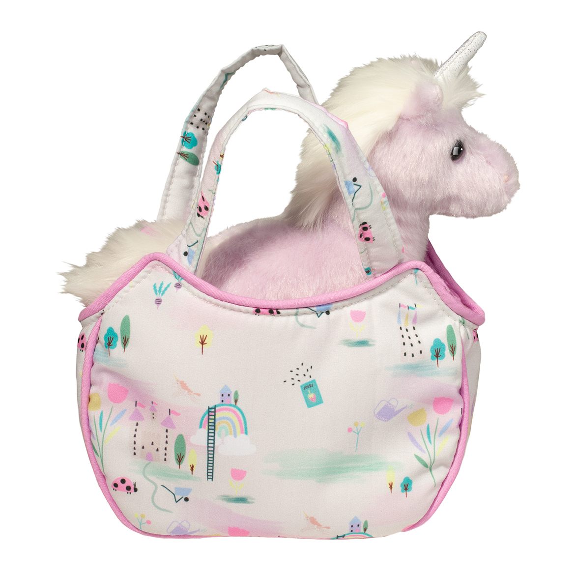 Personalized Magical World Purse with Unicorn Plush Animal - Tiny Tots Boutique