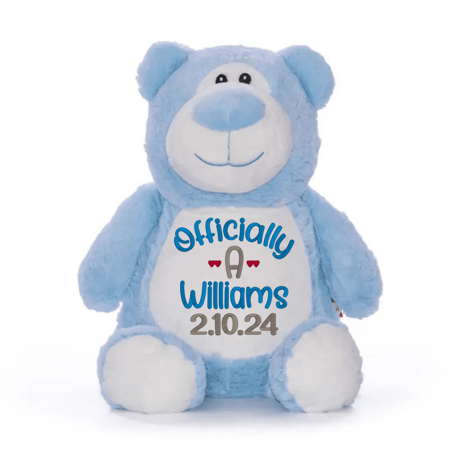 Personalized Officially "A" Adoption Stuffed Animal - Tiny Tots Boutique