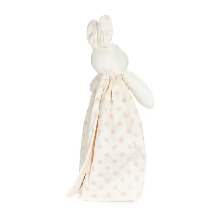 Personalized Plush Bunny Lovey - Pink Dots - Tiny Tots Boutique