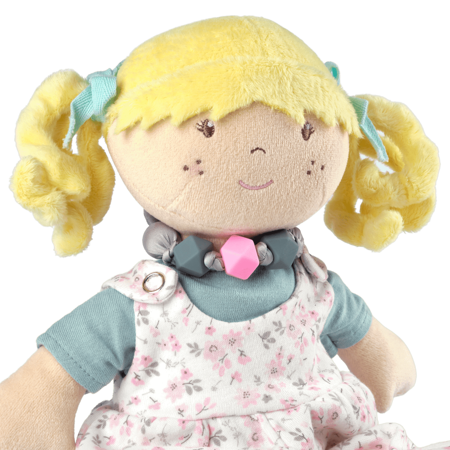 Personalized Plush Lucy Doll with Friendship Bracelet - Tiny Tots Boutique