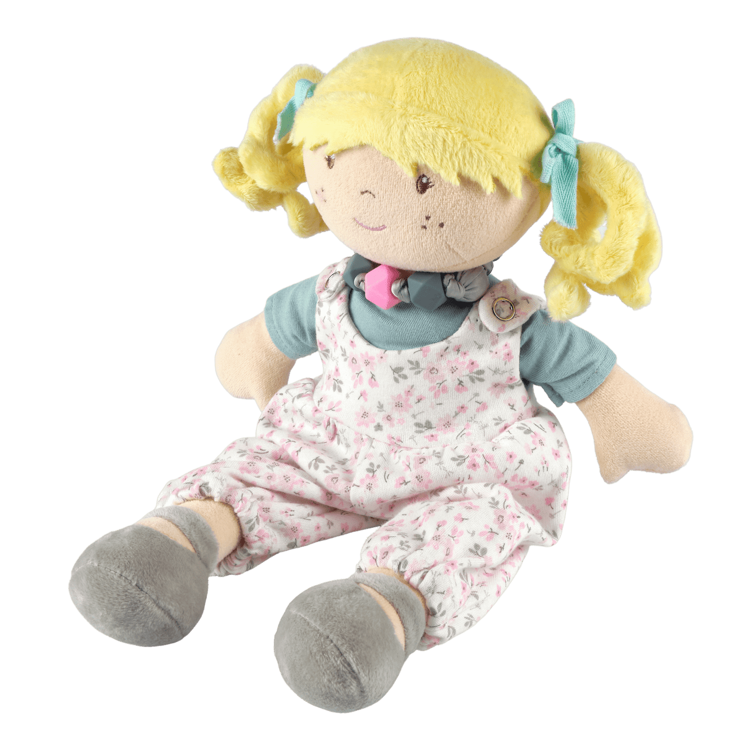 Personalized Plush Lucy Doll with Friendship Bracelet - Tiny Tots Boutique