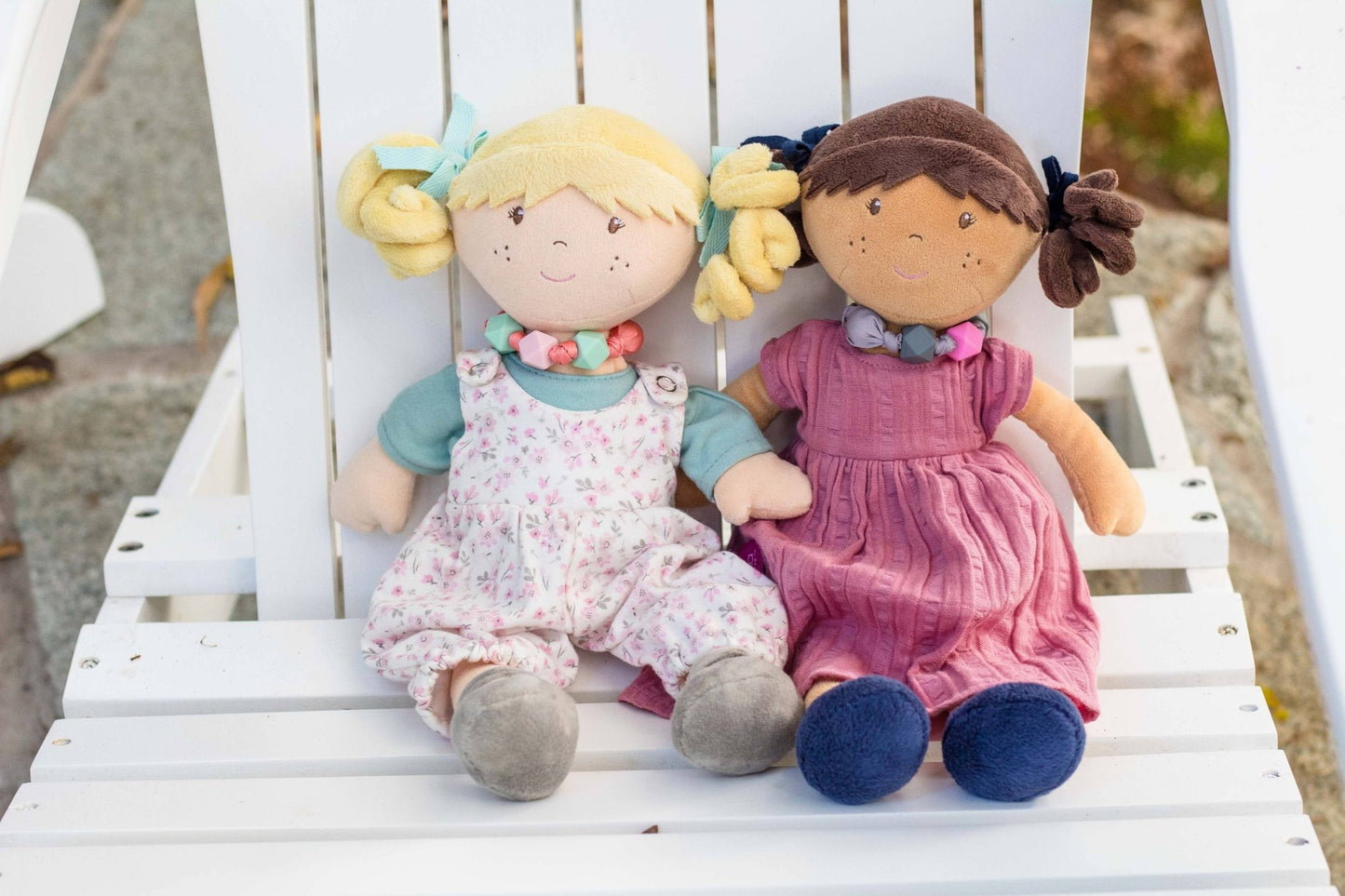 Personalized Plush Lucy Doll with Friendship Bracelet - Tiny Tots Boutique