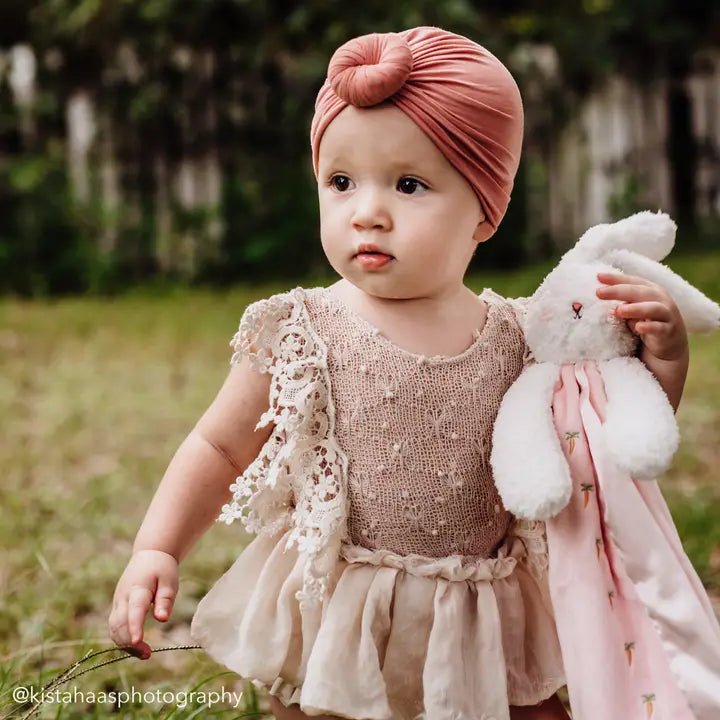 Personalized Plush Puppy Lovey - Blue - Tiny Tots Boutique