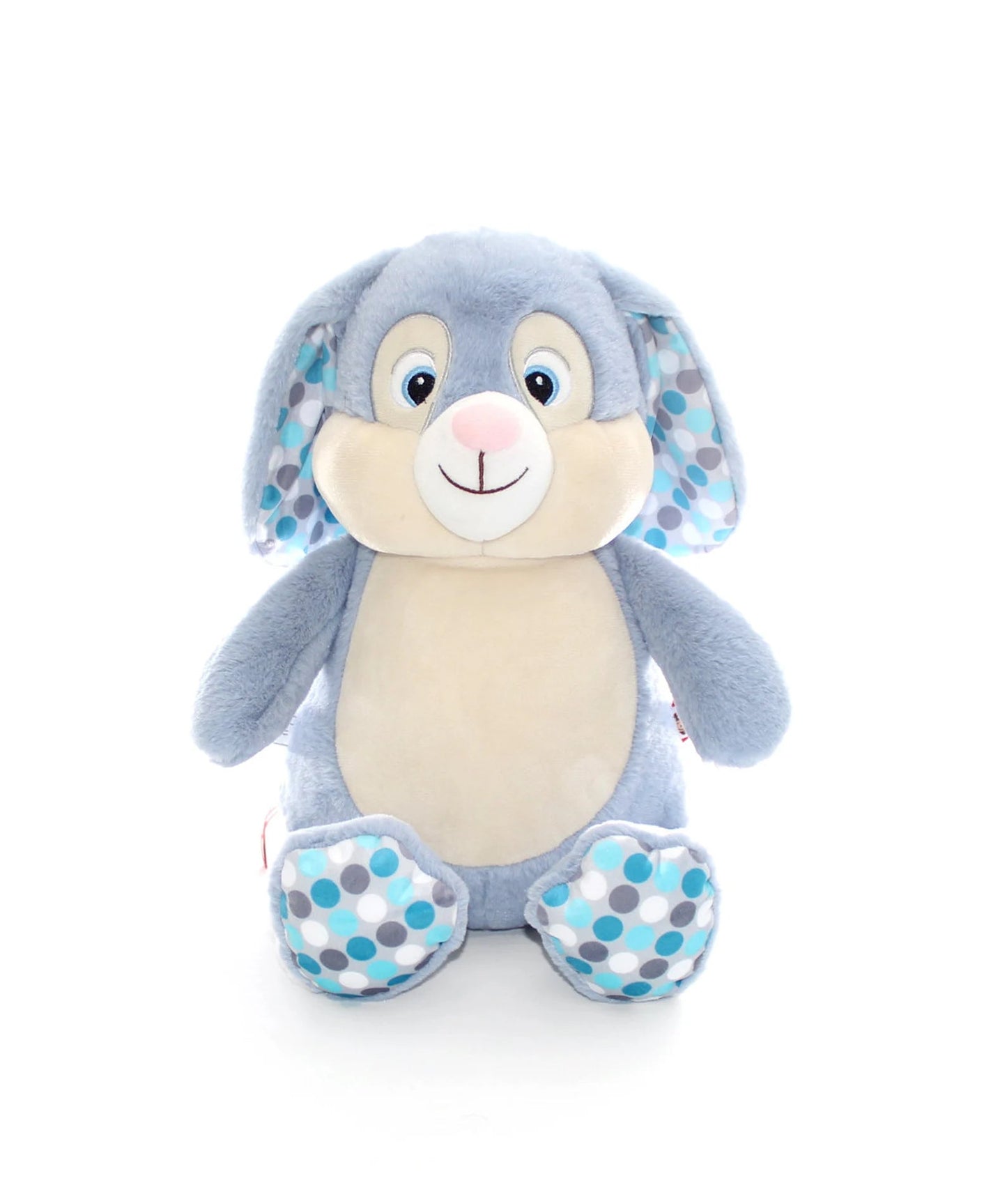 Personalized Sensory Plush Bunny - Custom Embroidered Baby Keepsake - Tiny Tots Boutique