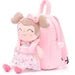 Personalized Toddler Backpack and Plush Doll - Strawberry - Tiny Tots Boutique