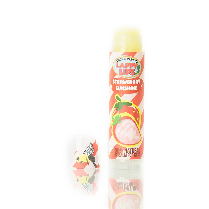 Strawberry Sunshine - Lappy Lips - Kids lip Balm - Tiny Tots Boutique