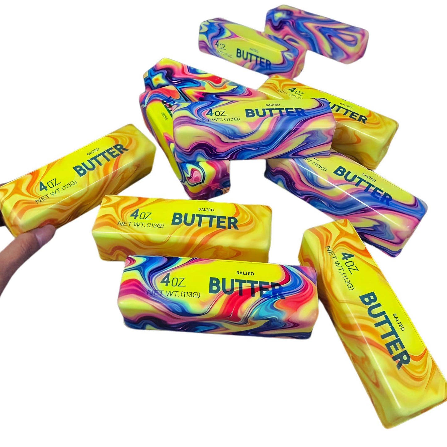 Tie Dye Butter Squishy – Viral “Looks Like Butter” Stress - Tiny Tots Boutique