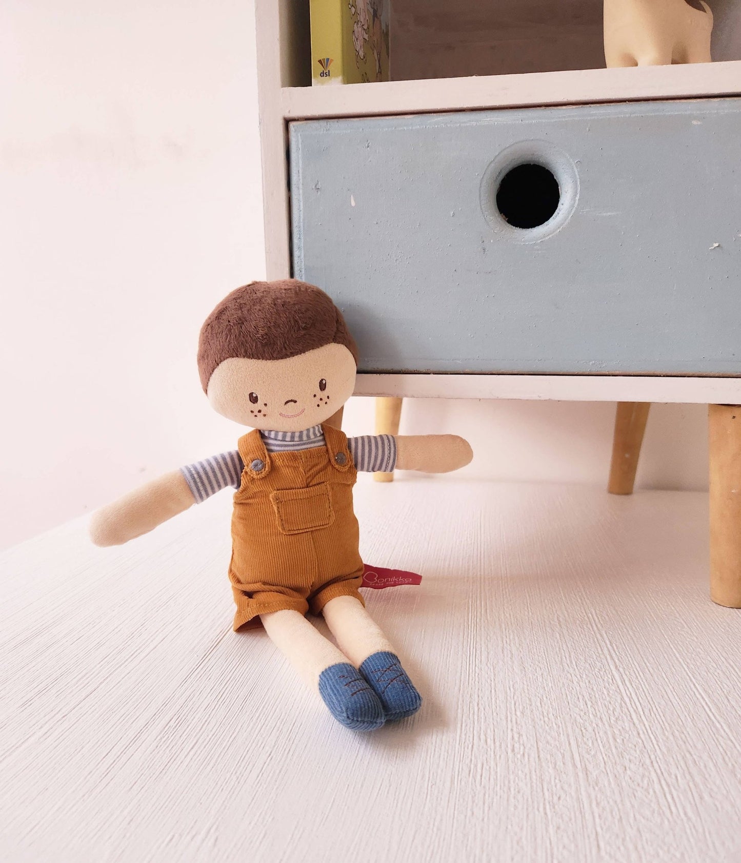 Tim with Yellow Dungarees - Tiny Tots Boutique