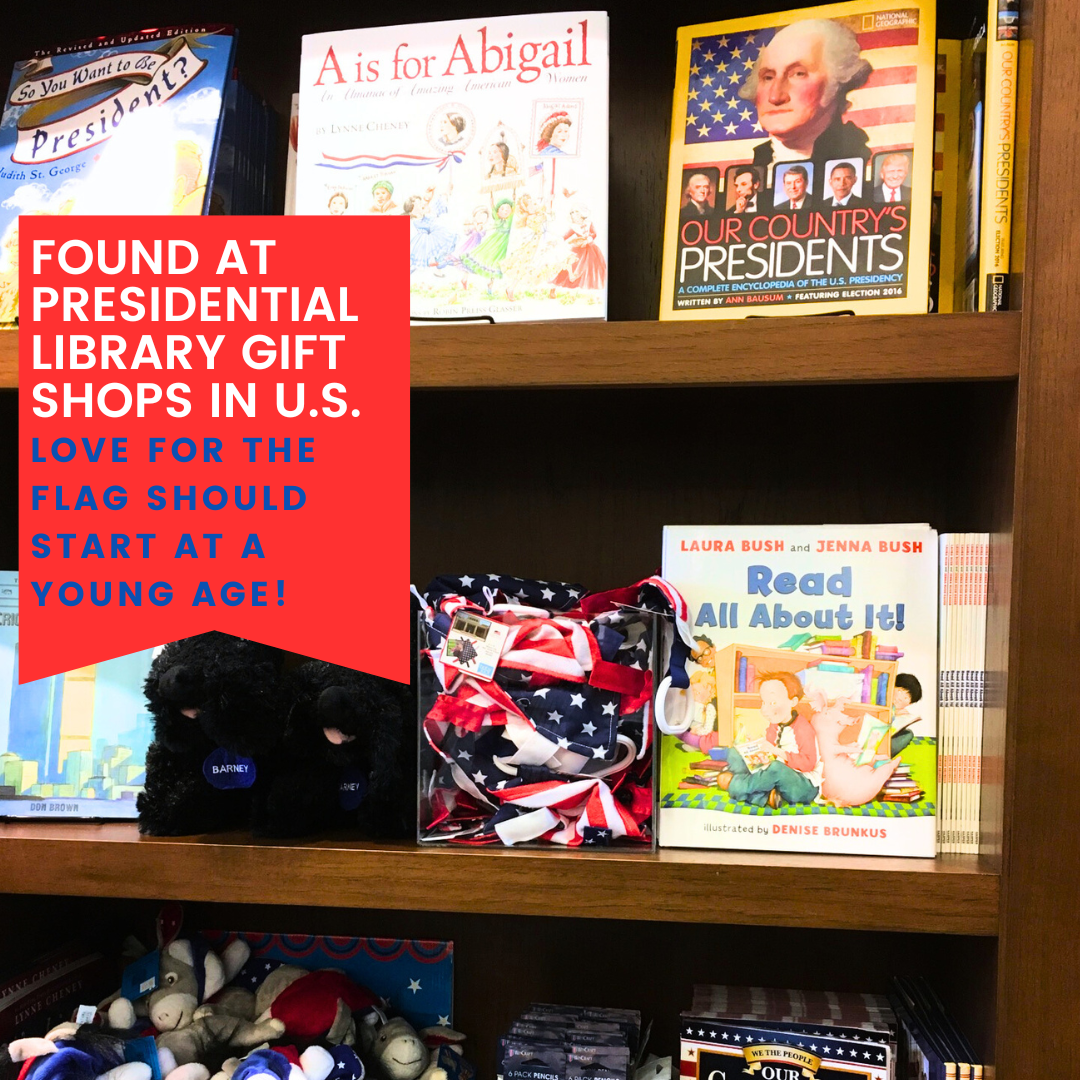 USA Flag Military Taggy Comfort Crinkle Tag Square Toy - Tiny Tots Boutique