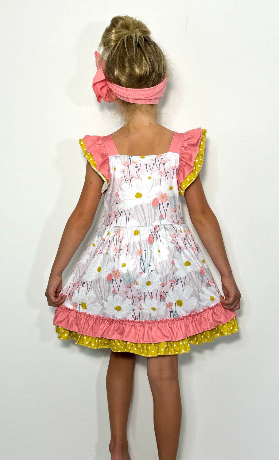 Wild Daisy Girls Dress - Tiny Tots Boutique