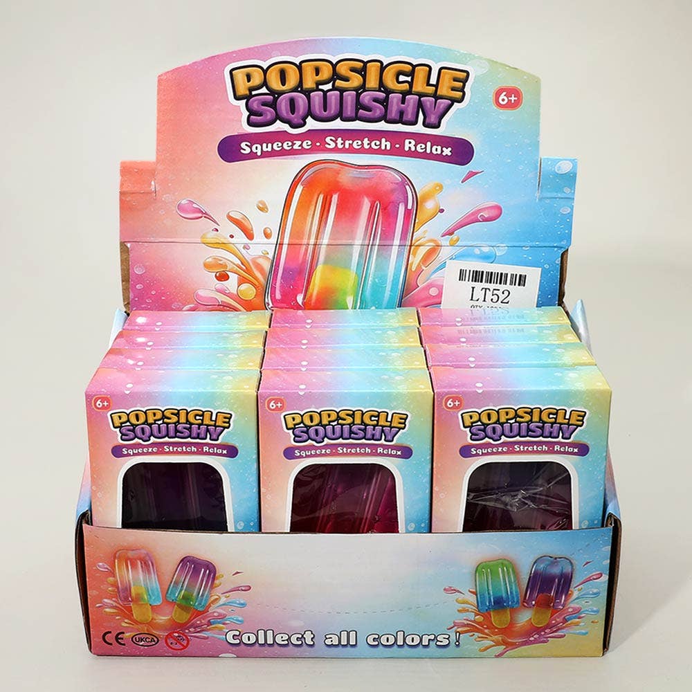 12PCS - Popsicle Squishy Stress Relief Squeeze Toy - Tiny Tots Boutique