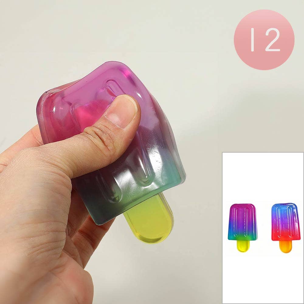 12PCS - Popsicle Squishy Stress Relief Squeeze Toy - Tiny Tots Boutique