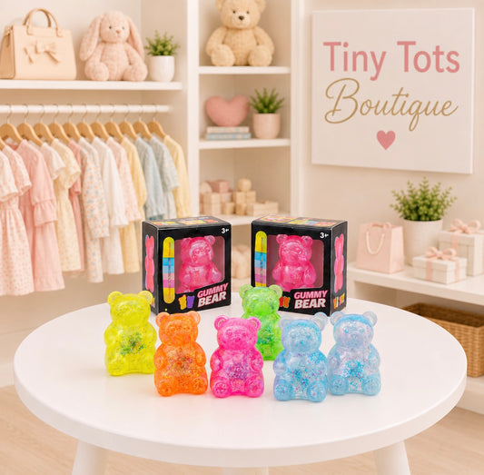 Glitter Gummy Bear Squishies