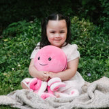 Custom Octopus Plush Animal - Pink