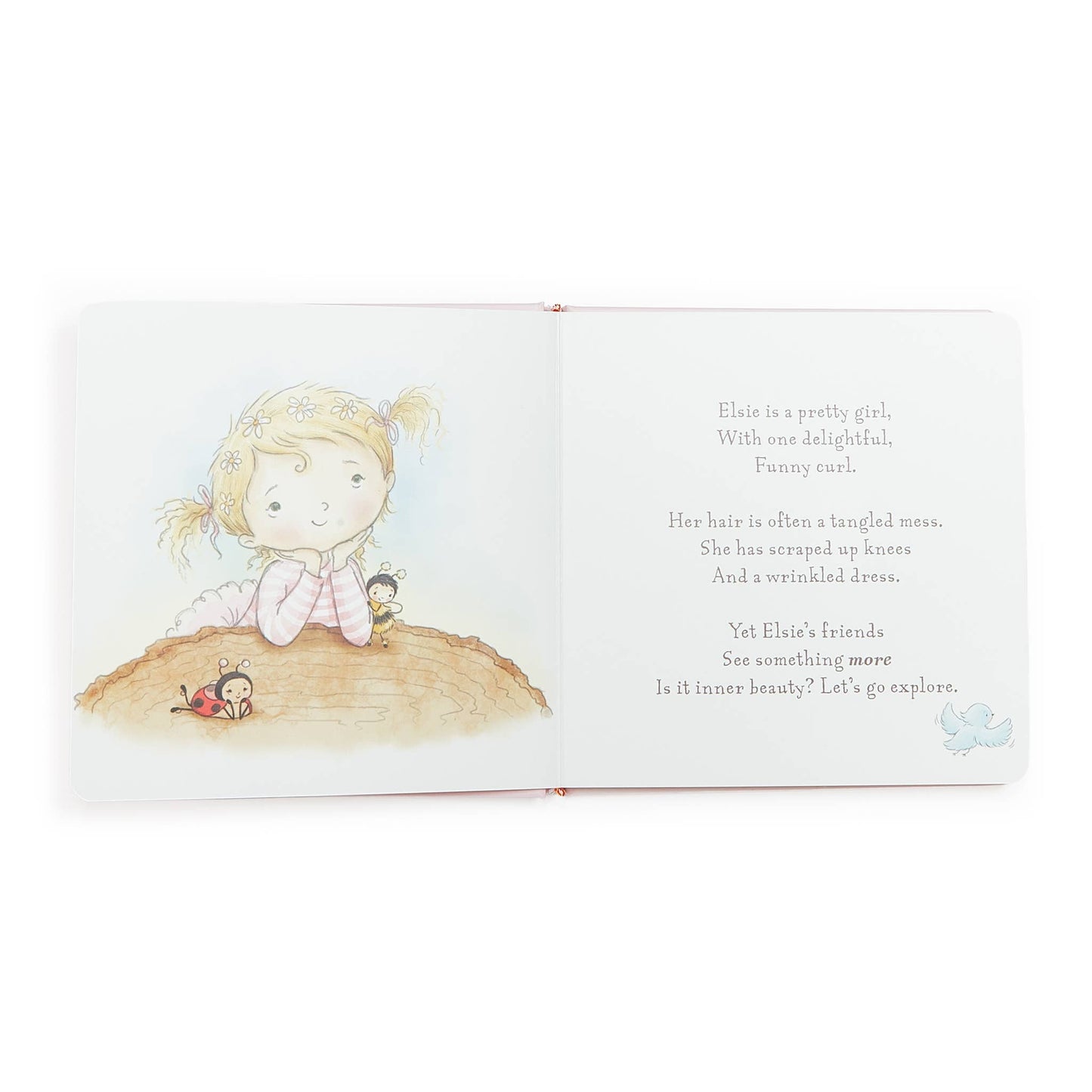 A Pretty Girl Board Book - (Blonde Hair) - Tiny Tots Boutique