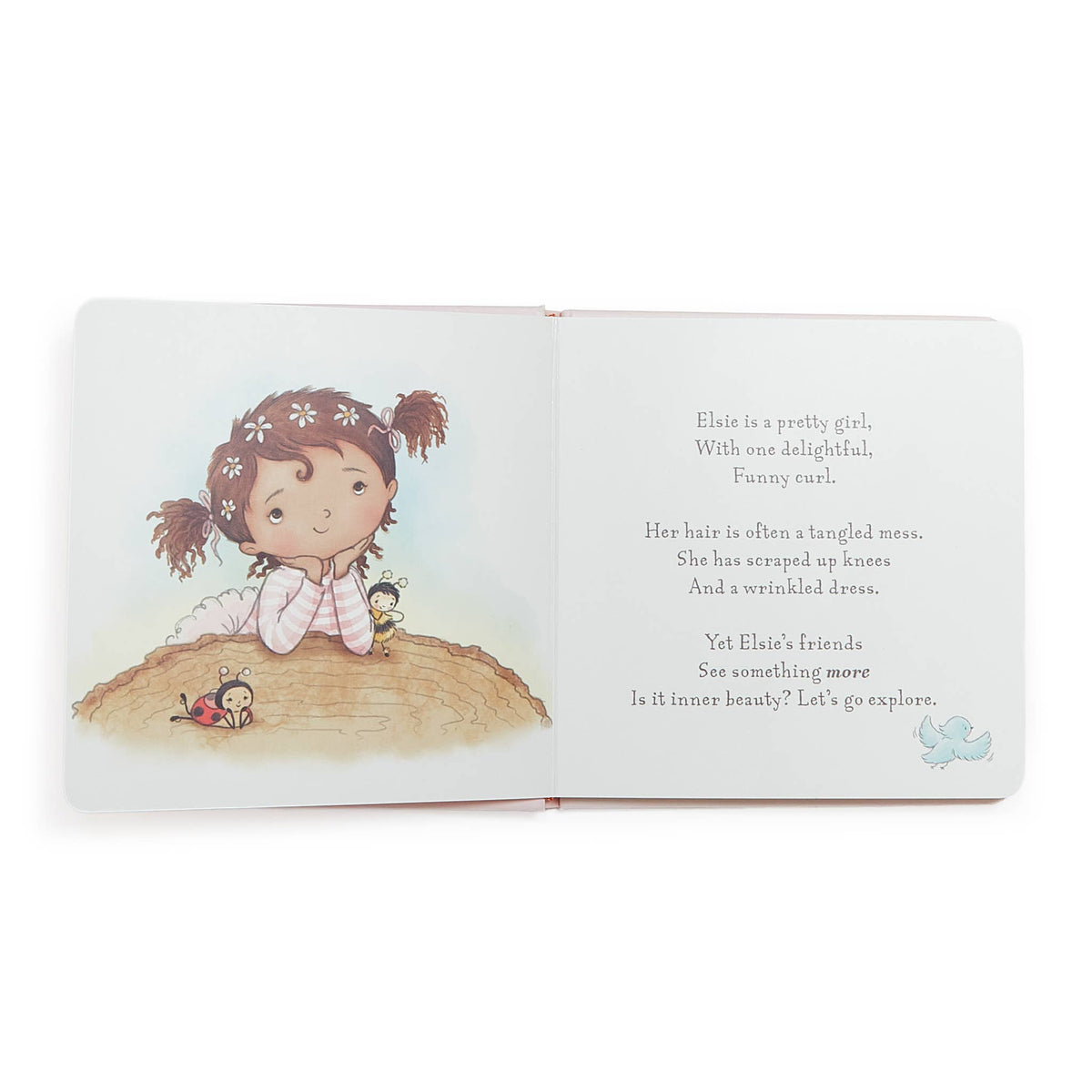 A Pretty Girl Board Book - (Brown Hair) - Tiny Tots Boutique