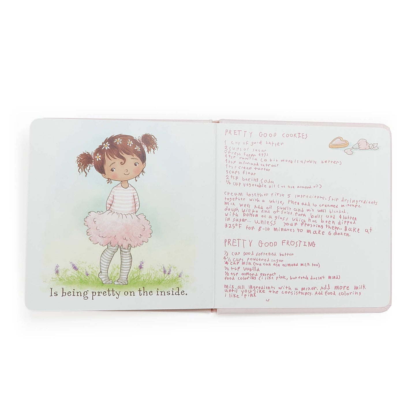 A Pretty Girl Board Book - (Brown Hair) - Tiny Tots Boutique