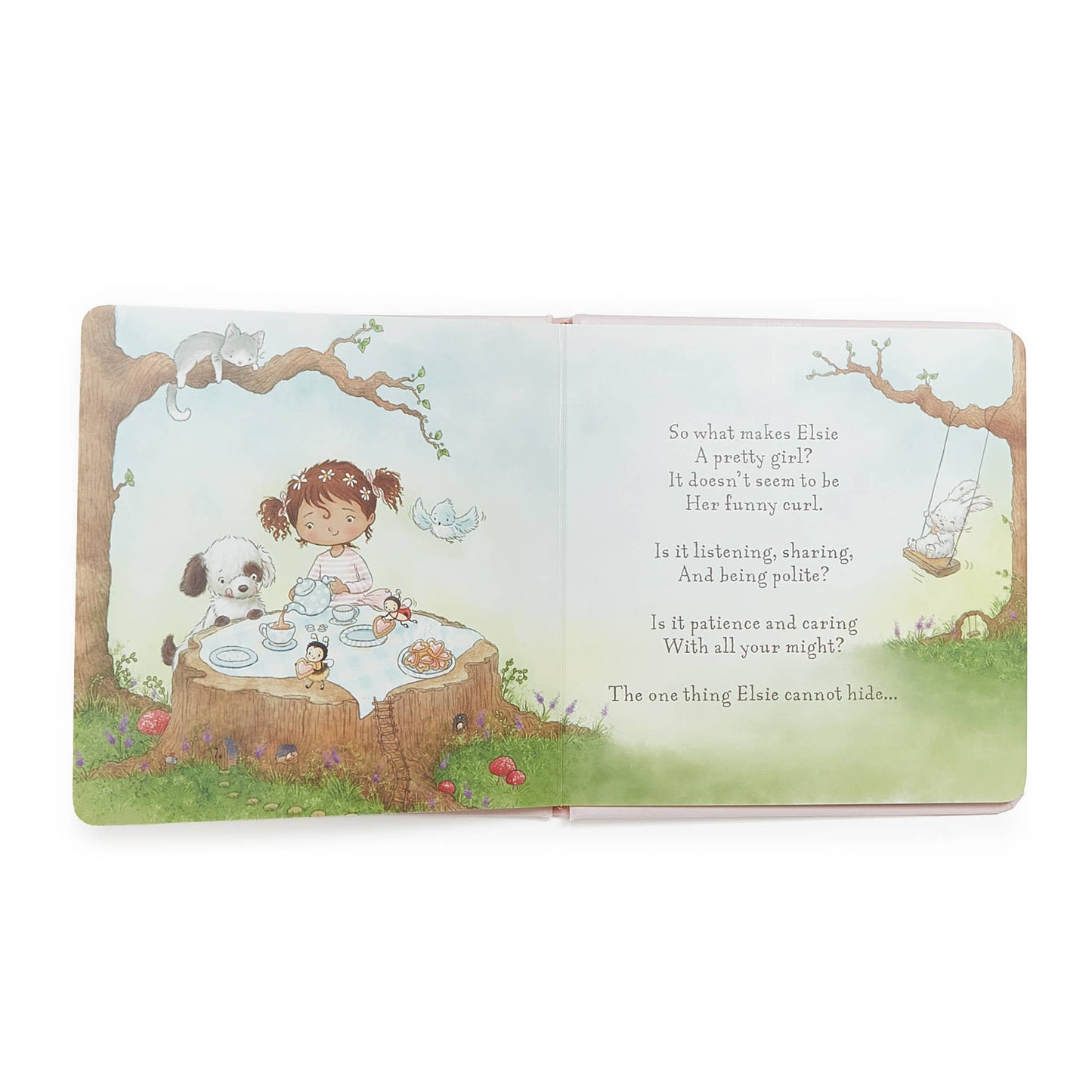 A Pretty Girl Board Book - (Brown Hair) - Tiny Tots Boutique