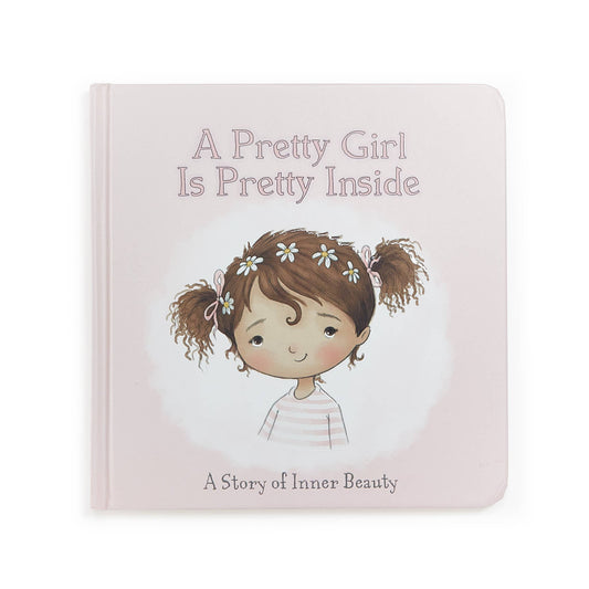 A Pretty Girl Board Book - (Brown Hair) - Tiny Tots Boutique