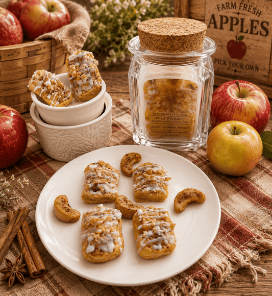Apple Cinnamon Streusel Pastry Wax Melts. Bakery Wax Melt. - Tiny Tots Boutique
