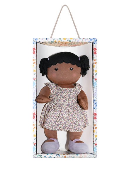 Apple Park Kids - Mia in Purple Floral Dress - Tiny Tots Boutique