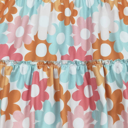 Aqua Daisy Girls Set - Tiny Tots Boutique
