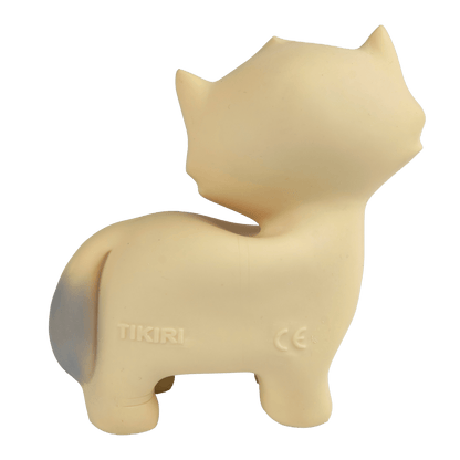 Arctic Fox Organic Rubber Teether, Baby Rattle & Bath Toy - Tiny Tots Boutique