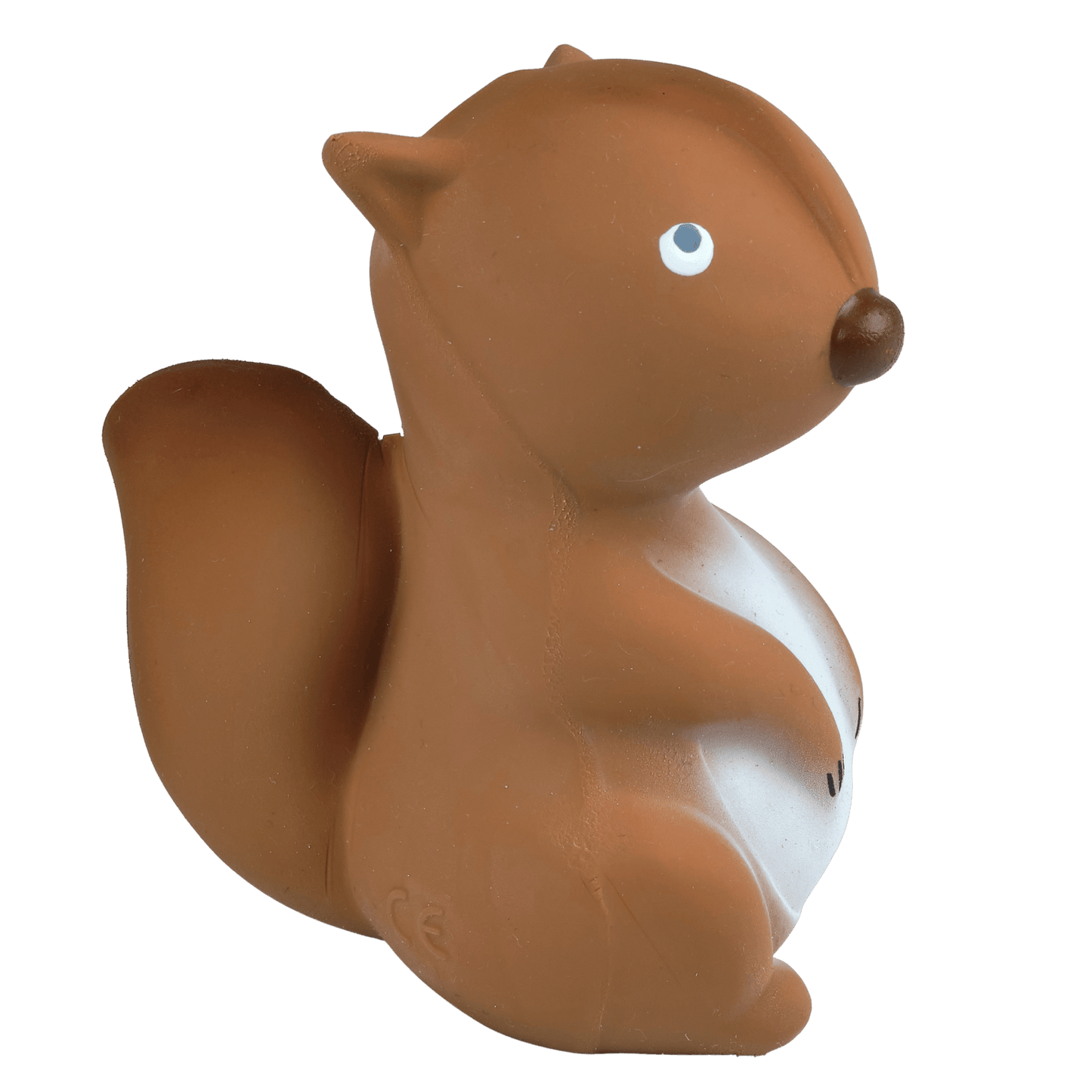 Arctic Squirrel Organic Rubber Teether, Rattle & Bath Toy - Tiny Tots Boutique