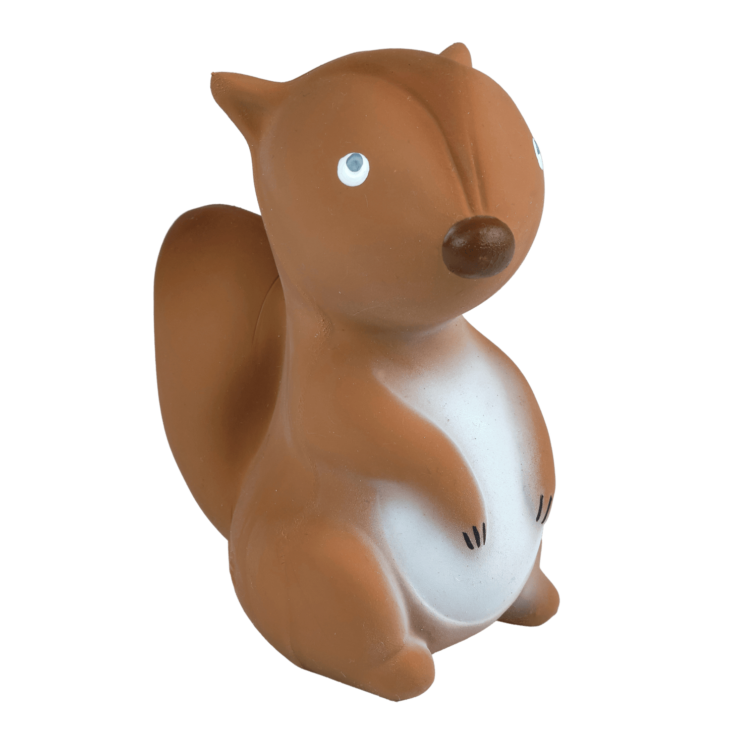 Arctic Squirrel Organic Rubber Teether, Rattle & Bath Toy - Tiny Tots Boutique