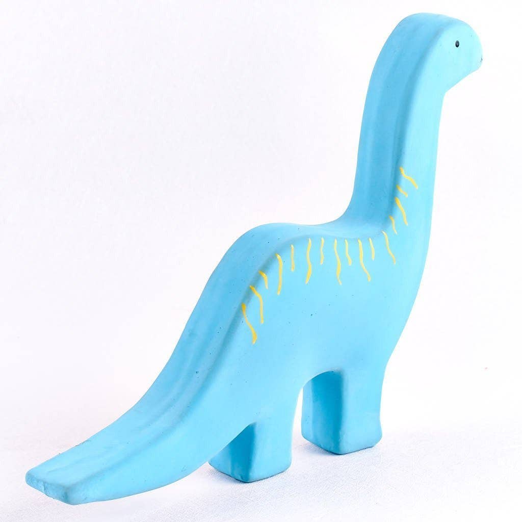 Baby Brachiosauras ( Brachi) Natural Organic Rubber Toy - Tiny Tots Boutique