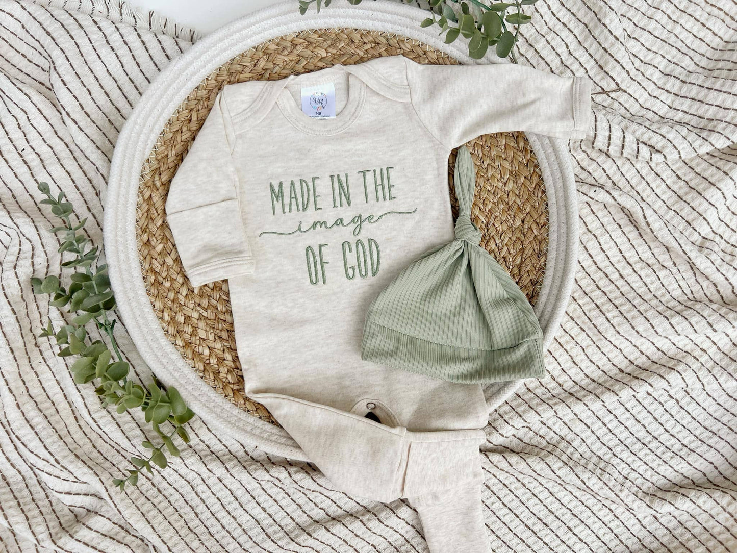 Baby Romper | Made In The Image Of God - Tiny Tots Boutique