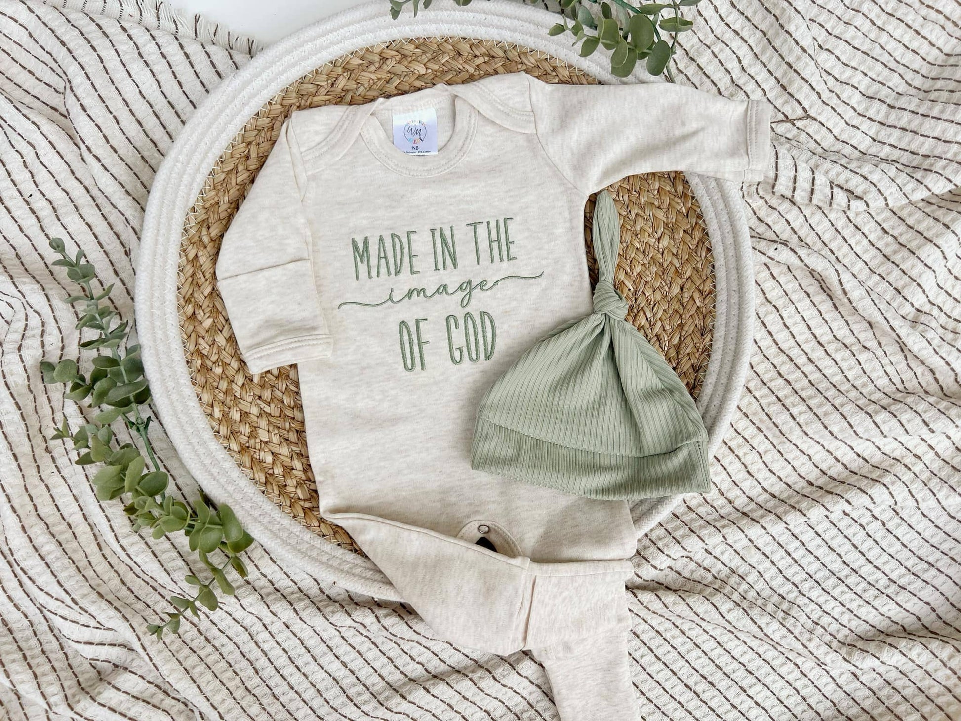 Baby Romper | Made In The Image Of God - Tiny Tots Boutique