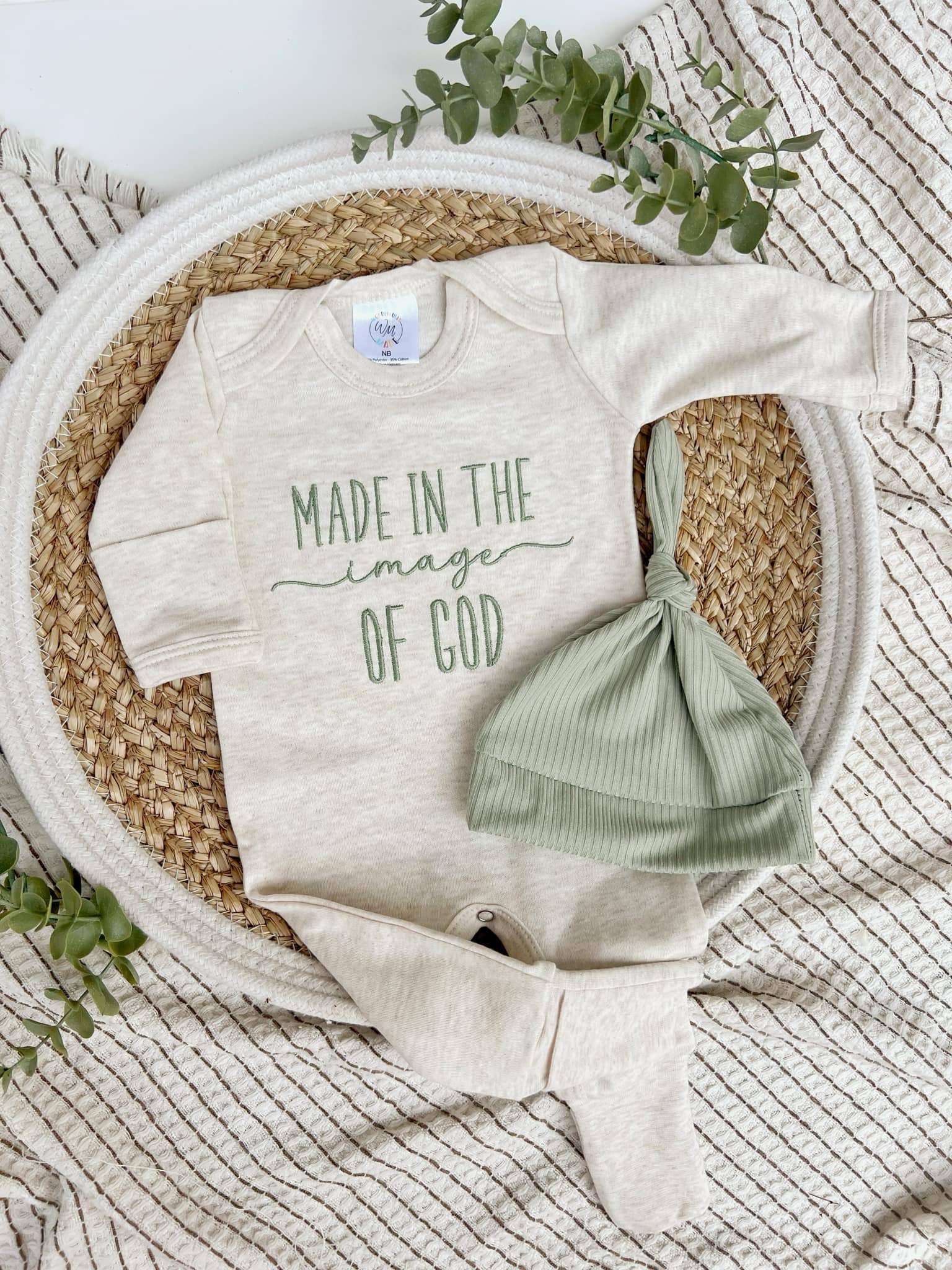 Baby Romper | Made In The Image Of God - Tiny Tots Boutique