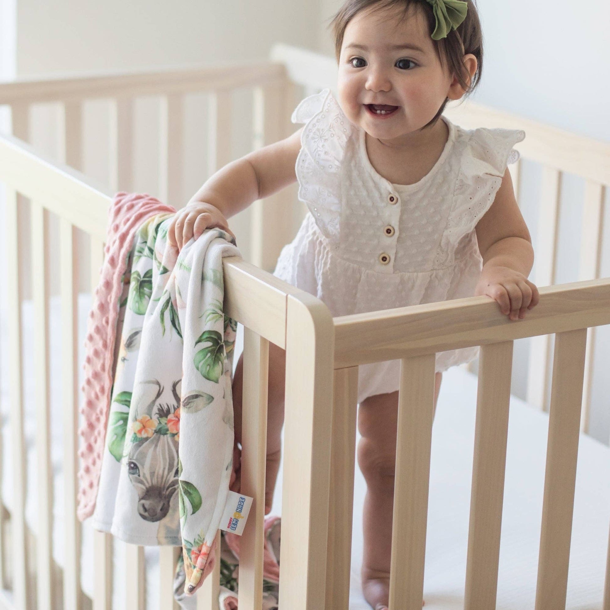 Baby & Toddler Minky Blanket - Africa Animals - Tiny Tots Boutique