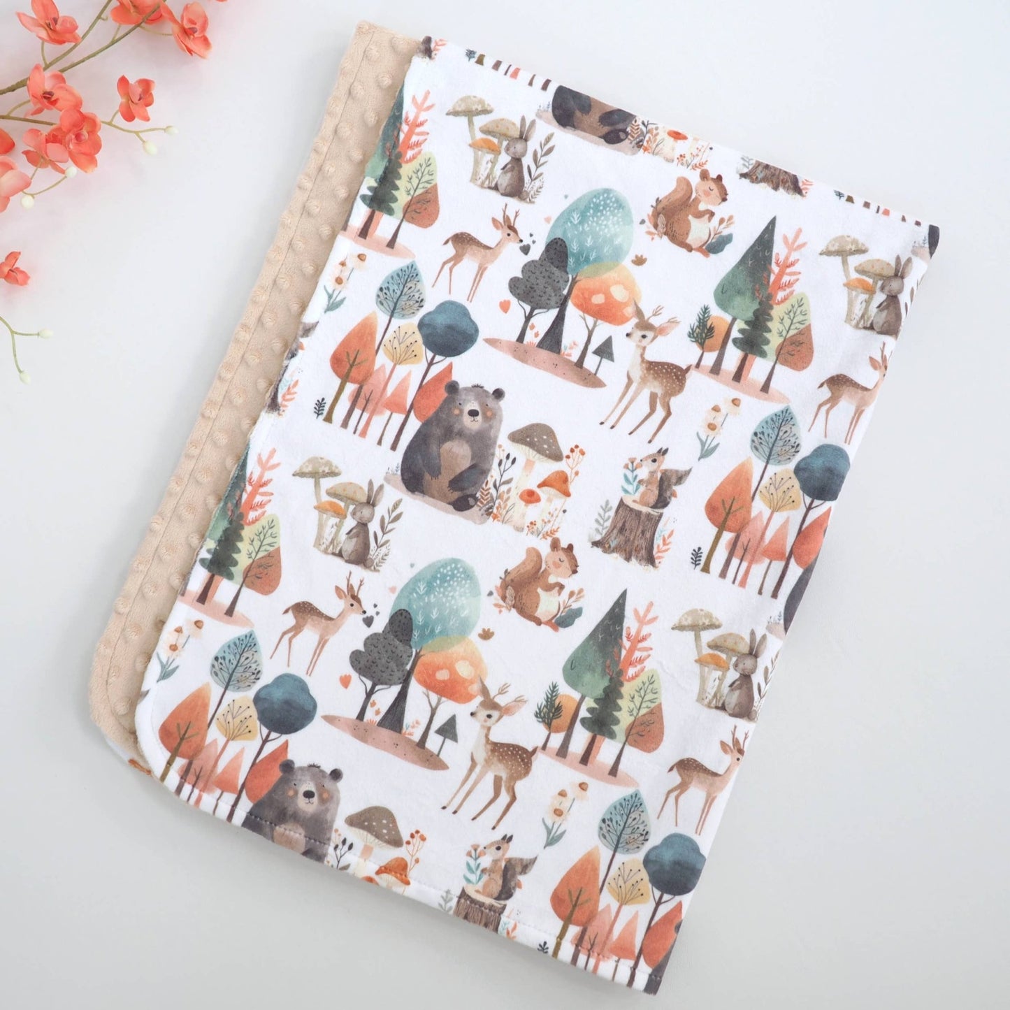 Baby & Toddler Minky Blanket - Enchanted Forest - Tiny Tots Boutique