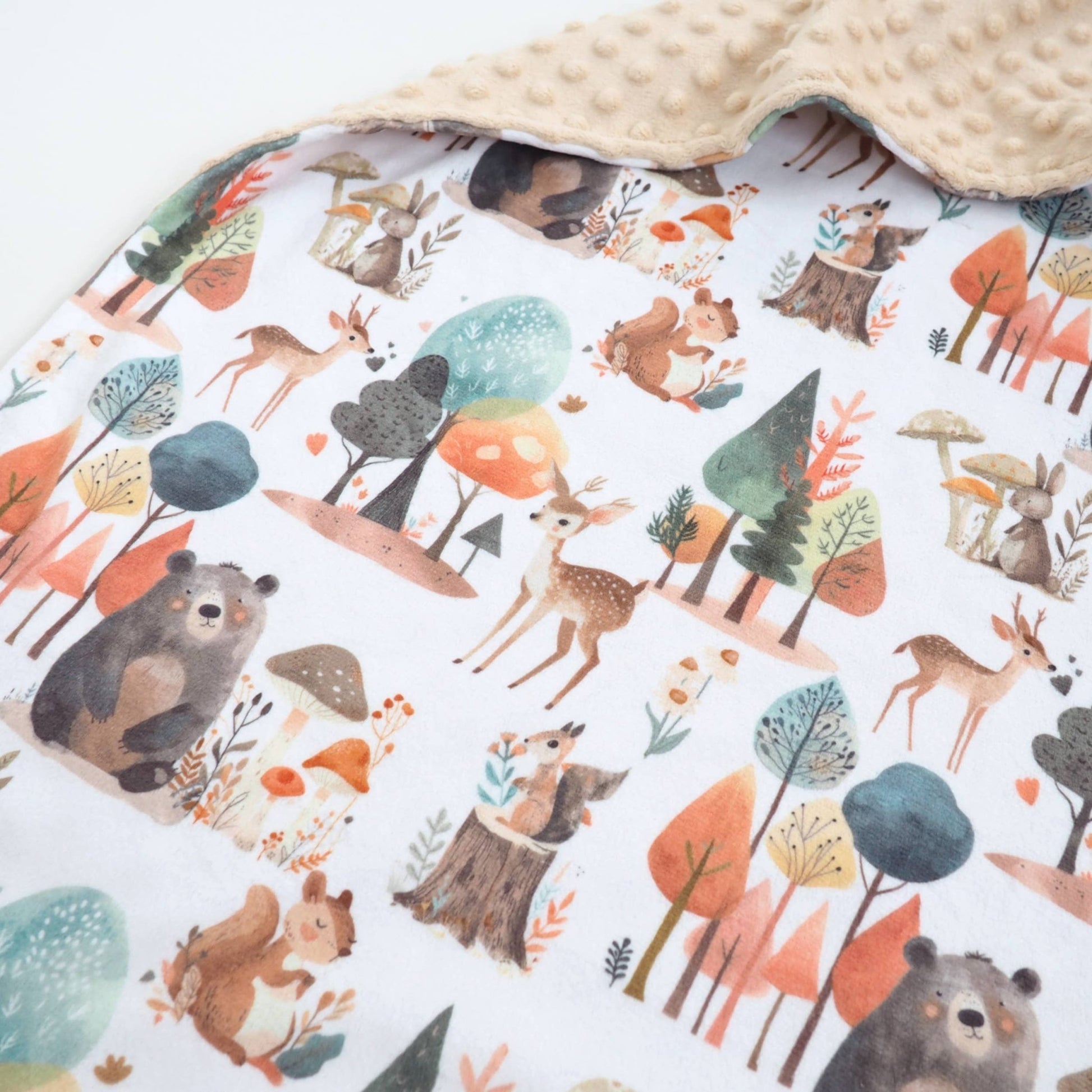 Baby & Toddler Minky Blanket - Enchanted Forest - Tiny Tots Boutique
