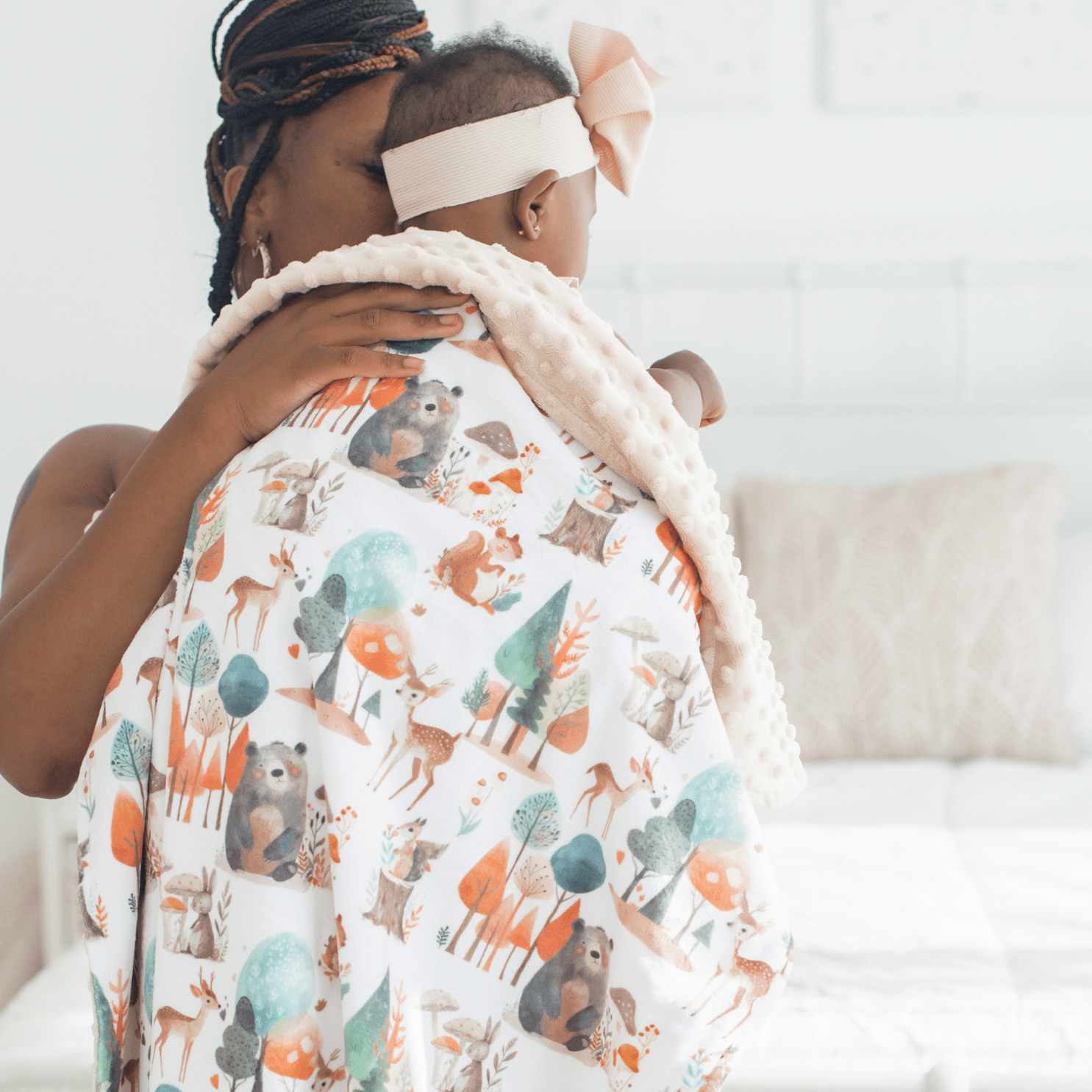 Baby & Toddler Minky Blanket - Enchanted Forest - Tiny Tots Boutique